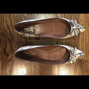 Cole Haan Siganture snakeskin flats 7